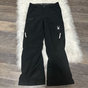 Spyder Black Kids Ski Pants Size 16